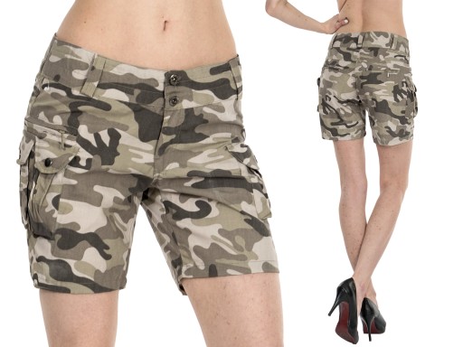 Krótkie Spodenki Szorty Damskie Moro 900 M khaki