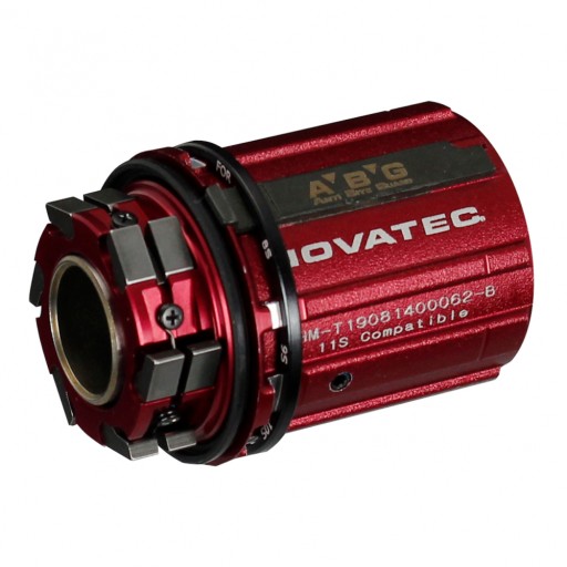 BĘBENEK GŁÓWKA PIASTY TYLNEJ NOVATEC 6 ZAPADEK SHIMANO B2 ABG 11 RZĘDÓW