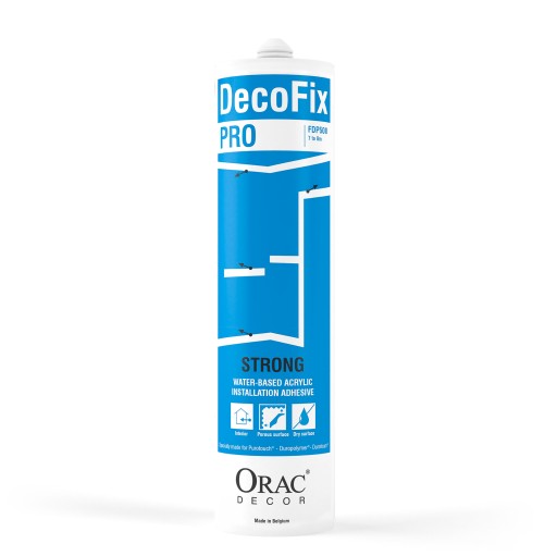 Klej montażowy uniwersalny Orac Decor 310 ml FDP500 DECOFIX PRO 23cm dekor