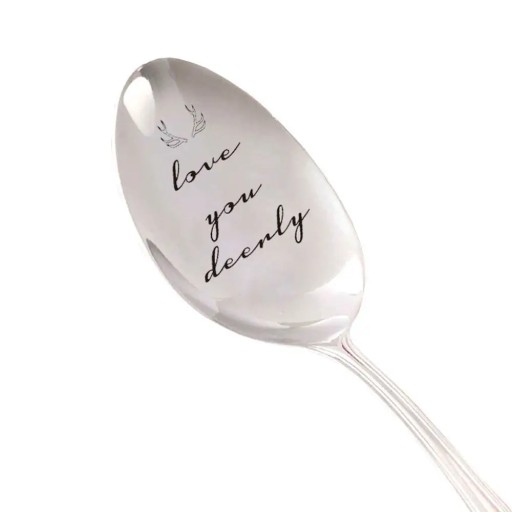 New Year Tableware Best Present Valentine's Day Coffee Spoons Christmas