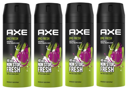 AXE Epic Fresh Body dezodorant 4x150 ml DEO
