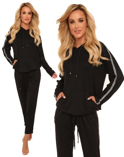 Dres damski De Lafense NICE 459 Wiskoza CZARNY XXL