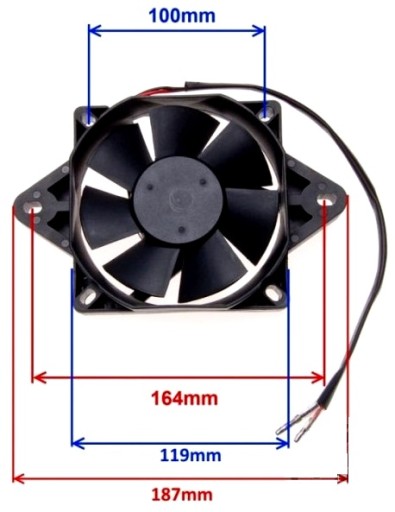 WIATRAK CHŁODNICY Quad Bashan ATV 200/250cc OEM!