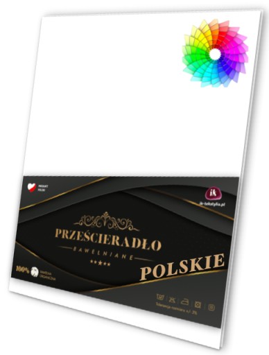 Prześcieradło tradycyjne 140x220 BEZ GUMKI POLSKIE