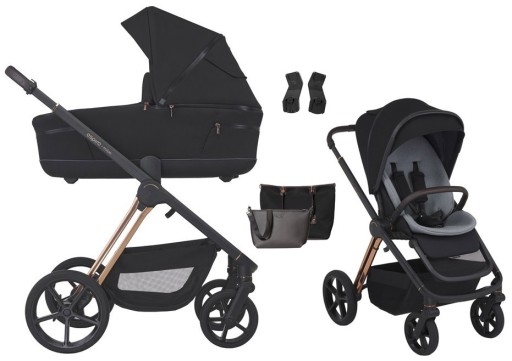 Wózek 2w1 ESPIRO MILOO diamond black