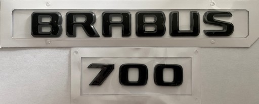 BRABUS 700 emblemat znaczek napis czarny