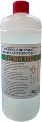 Kwaśny płyn do mycia WC, sanitariatów, toalet 1kg