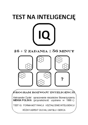 (e-book) Test na inteligencję