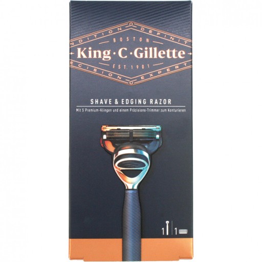 Maszynka Gillette King C. Razor Blue Chrome