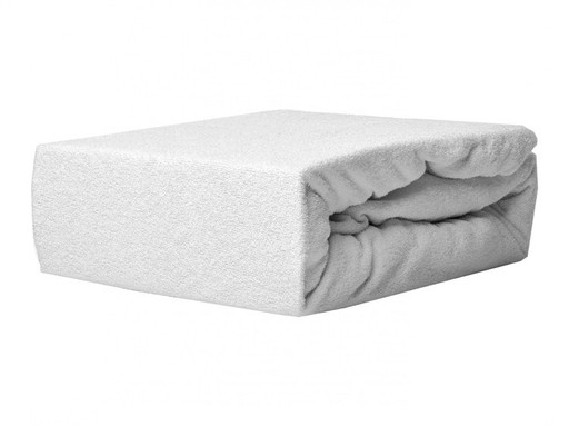 Prześcieradło FROTTE 200x220 z gumką białe