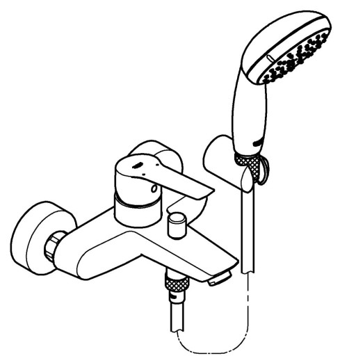 BATERIA WANNOWA ZESTAW PRYSZNICOWY GROHE START