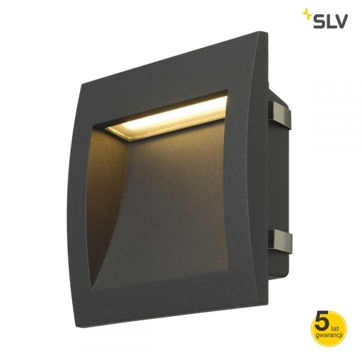 DOWNUNDER OUT LED L do wbudowania ścienna IP55 SLV