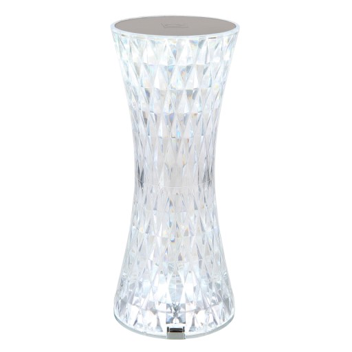 Lampa stołowa GIXI efekt kryształu ozdobna RGBW 1,5W LED 18,5cm
