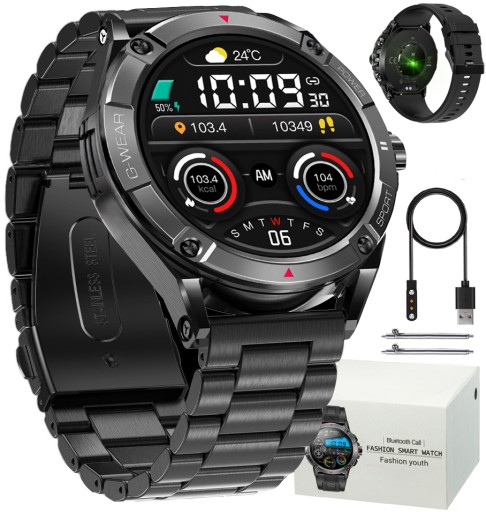 Smartwatch Lazird SmartWatch Zegarek czarny