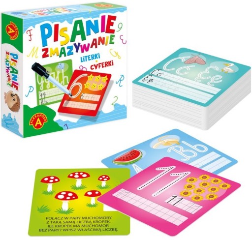 GRA EDUKACYJNA PISANIE I ZMAZYWANIE MIKRO LITERKI