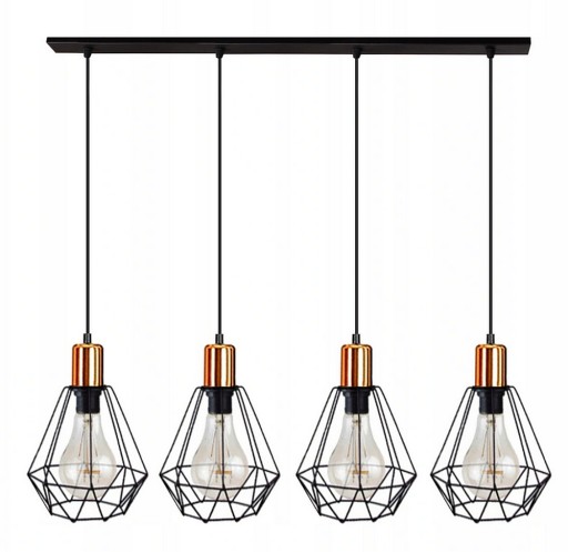 LAMPA PLAFON DIAMENT SUFITOWA LED LISTWA-M-4 MIEDŹ