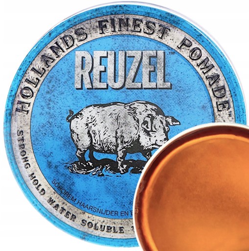 Reuzel Blue MOCNA Wodna pomada do włosów SHINE 35g