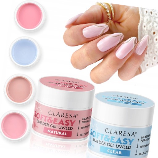 1+1 Claresa żel budujący do paznokci przedłuża 45g