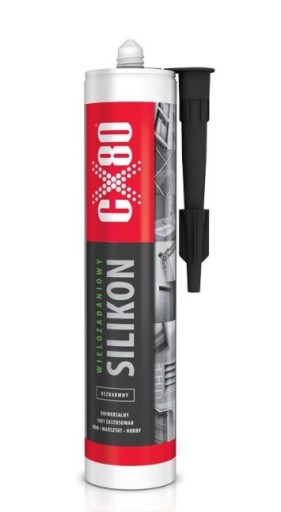 Silikon szary wysokotemperaturowy 310ml CX80 298
