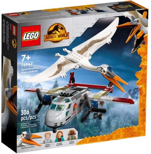 LEGO JURRASSIC WORLD 76947 ZASADZKA Z SAMOLOTEM