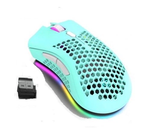BEZPRZEWODOWA MYSZ LEKKA RGB GAMINGOWA DLA GRACZY