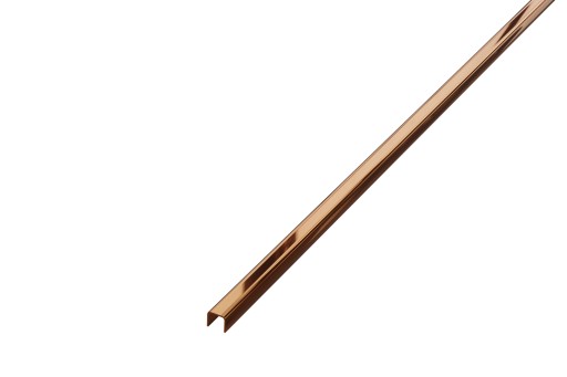 LISTWA NIERDZEWNA MIEDŹ POŁYSK DO PŁYTEK 1cmx244cm