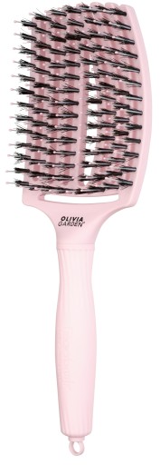 Szczotka Olivia Garden FINGER Brush PASTEL PINK L