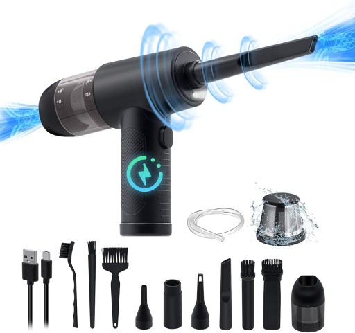 MOCNA ELEKTRYCZNA DMUCHAWA SPRĘŻONE POWIETRZE KOMPRESOR AIR DUSTER DO KURZU