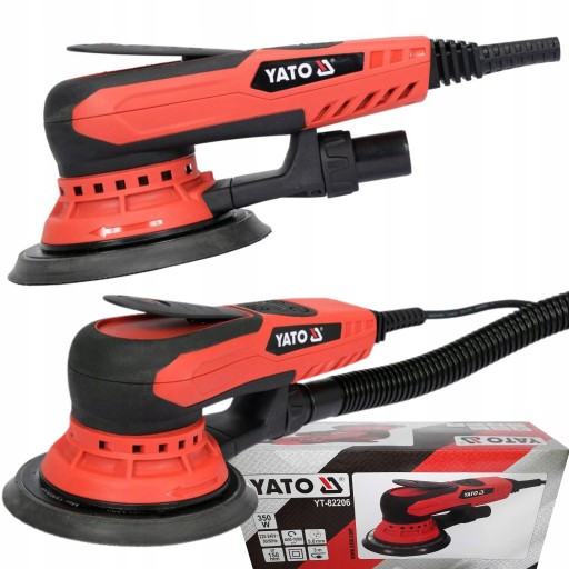 YATO SZLIFIERKA MIMOŚRODOWA OSCYLACYJNA 150MM ROTACYJNA 350W 4000-10000 obr
