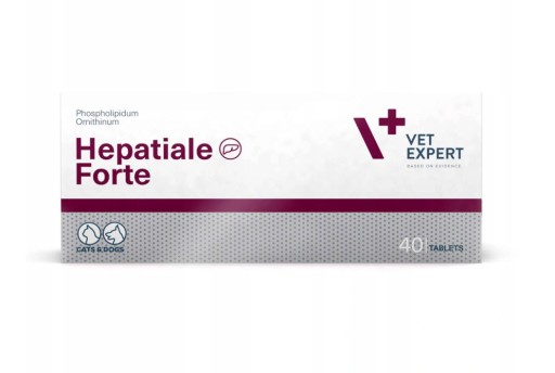 Hepatiale Forte 40 tab. dla psów i kotów
