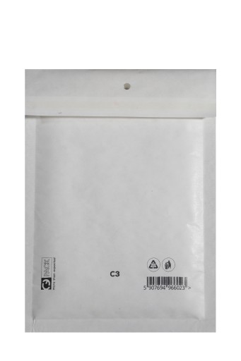 Koperty bąbelkowe białe C3 100szt. 165x225