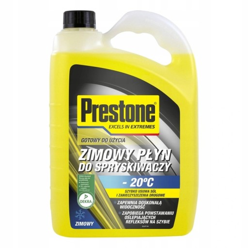 PŁYN DO SPRYSKIWACZY ZIMOWY -20C 4L PRESTONE
