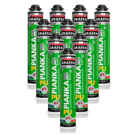 GRAFEN pianka montażowa pistoletowa 750ml 10szt