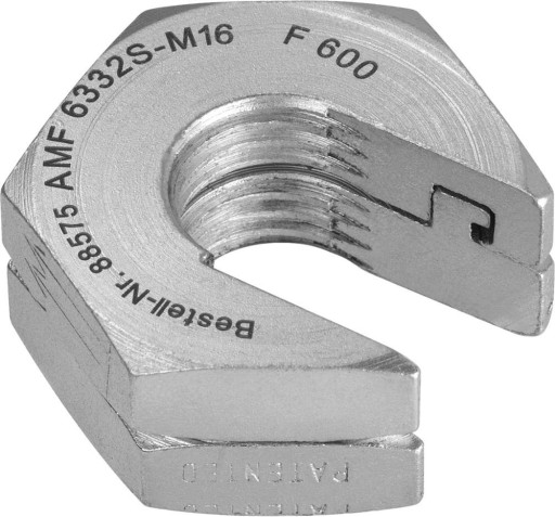Nakretka szybkomoc,bez kolnierza 6332S-M12 AMF