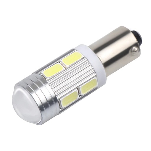 ŻARÓWKA LED 10 SMD 5730 H6W BAX9S POSTOJÓWKA