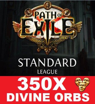 PATH OF EXILE POE STANDARD 350 DIVINE ORB PC