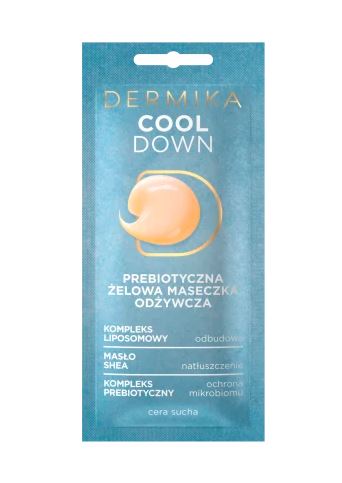 DERMIKA Cool Down żelowa Prebiotyczna MASECZKA Odżywcza do Twarzy 10ml