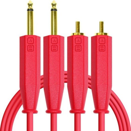 DJ TECHTOOLS- CHROMA CABELS AUDIO RCA -JACK 6,3MM