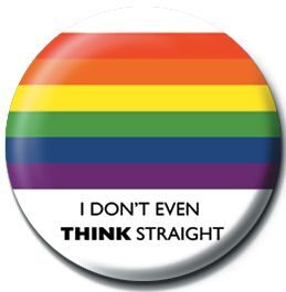 Pride Tęcza - przypinka button pin