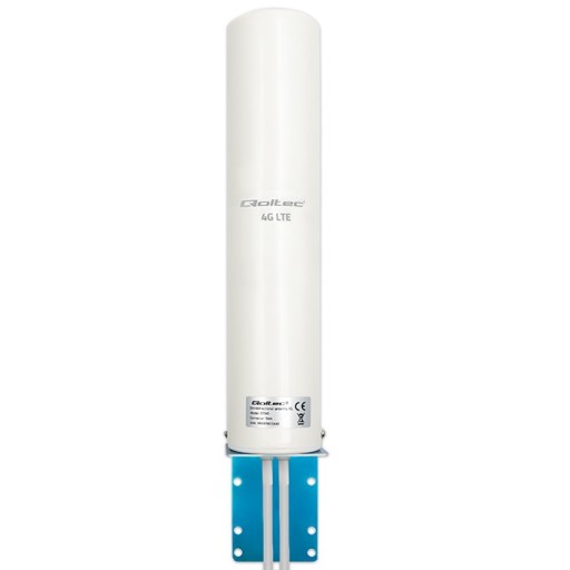 Qoltec Silna Antena 4G LTE DUAL 12dBi Pozioma dookólna zewnętrzna 600 Mb/s