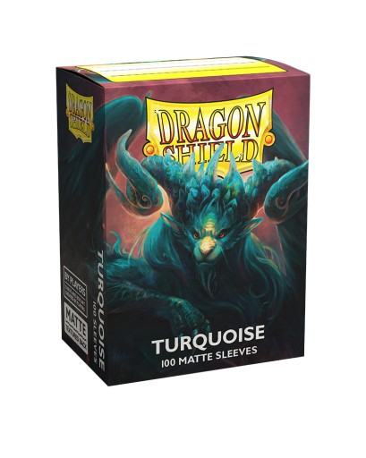 Koszulki PREMIUM MATOWE Dragon Turkusowe 100 szt
