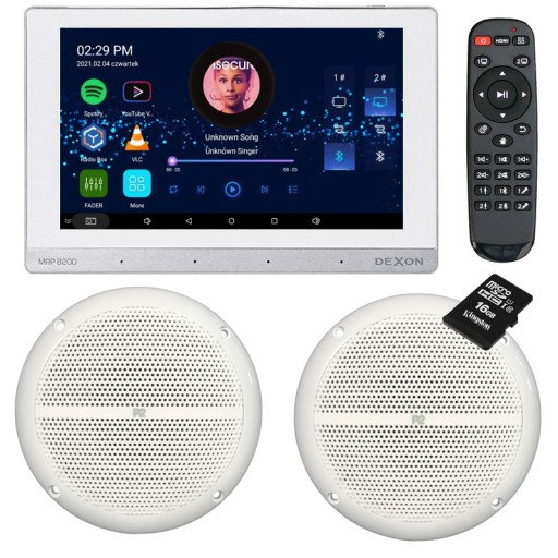 DEXON RADIO INTERNETOWE PODTYNKOWE Z BLUETOOTH SD
