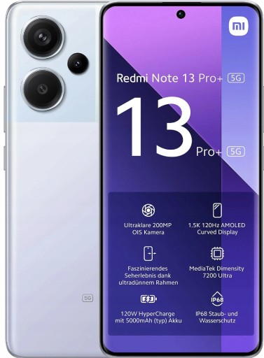 XIAOMI REDMI NOTE 13 Pro+ 5G 8/256GB 6,67