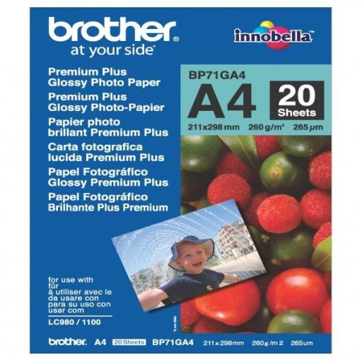 Papier foto Brother A4 260g 10szt BP71GA4
