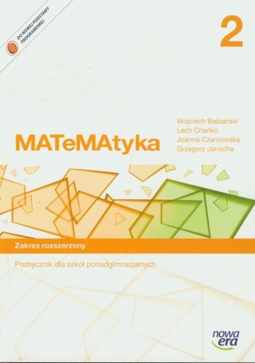 MATeMAtyka 2. Zakres rozszerzony