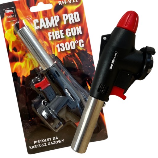 PISTOLET PALNIK GAZOWY CERAMICZNY OPALARKA NA KARTUSZE PIEZO