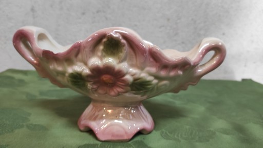 waza porcelanowa krokus opalizująca różowa