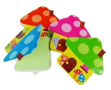 Samoprzylepne Karteczki DOMEK 76x76mm 100 Szt Mix Idealne Kartki do Szkoły