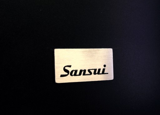 Logo Sansui 30 x 15 mm Metal samoprzylepne