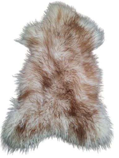 Skóra Barania Kręcony Włos Muflon Brąz 111-130cm